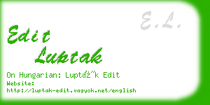 edit luptak business card